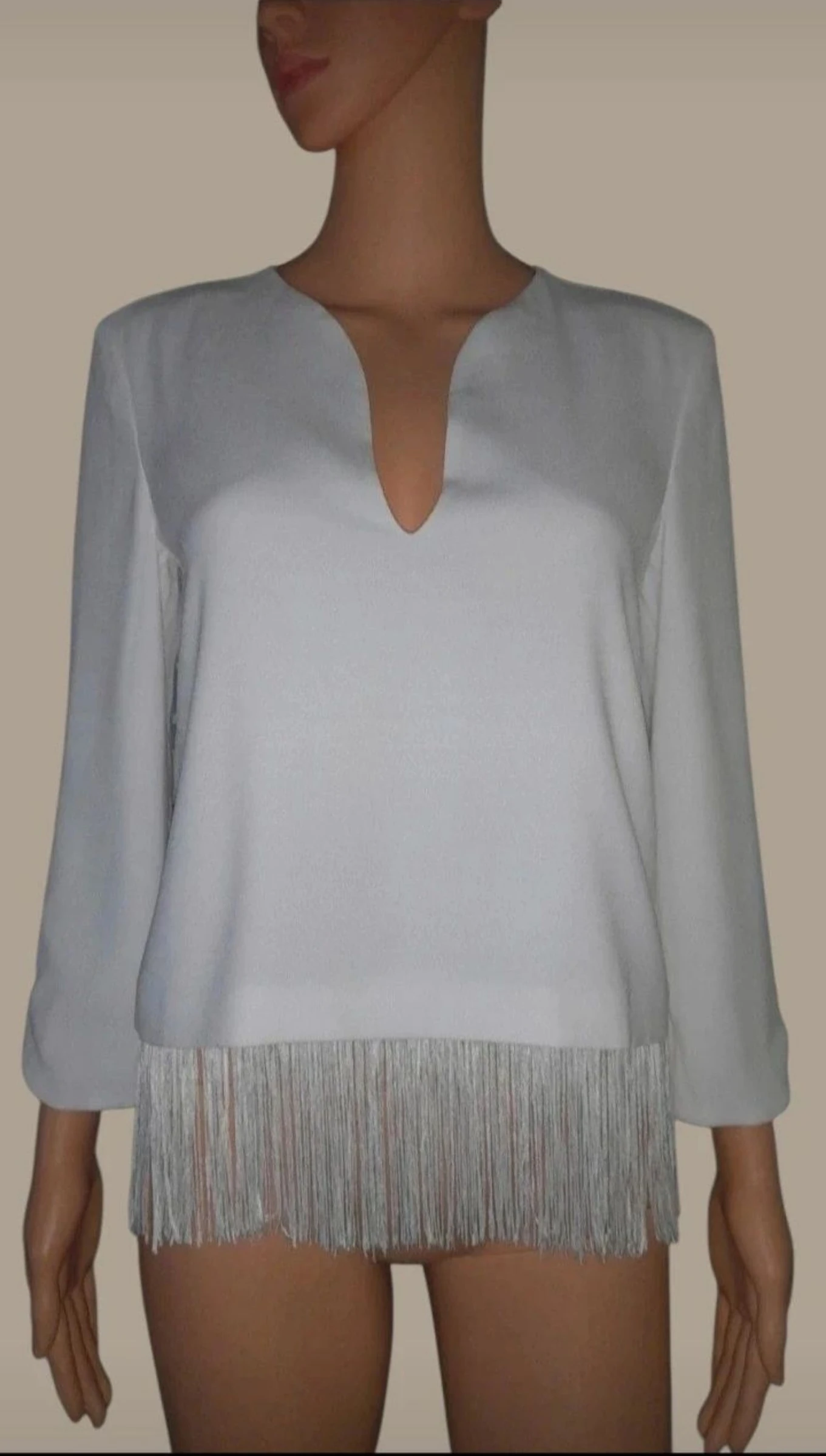 Blouse Claudie Pierlot franges taille 36
